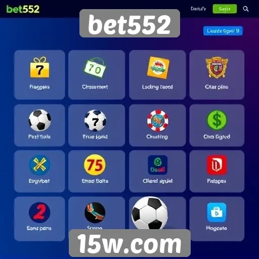 Funcionalidades da plataforma de jogos bet552